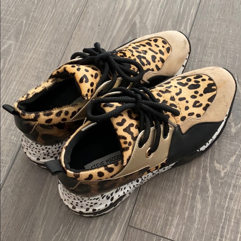 Steve Madden Animal Print Sneakers